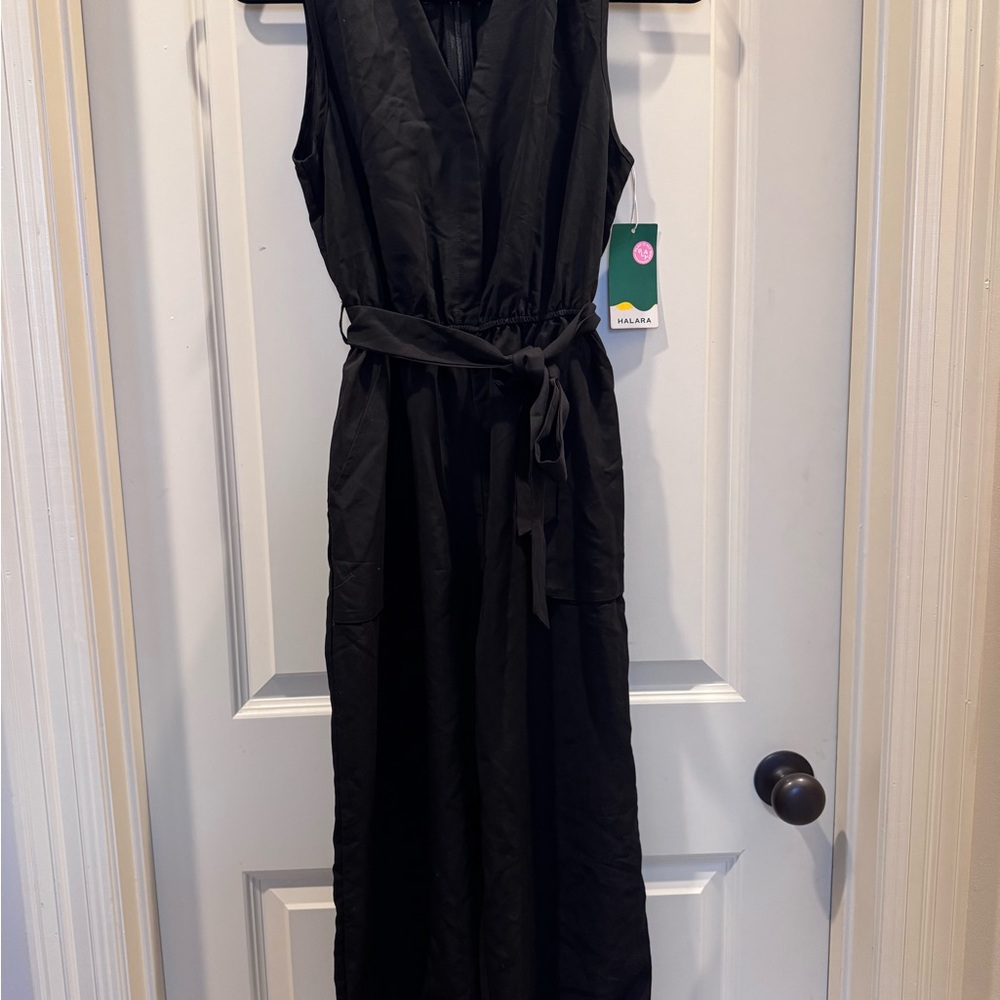 Halara black jumpsuit.